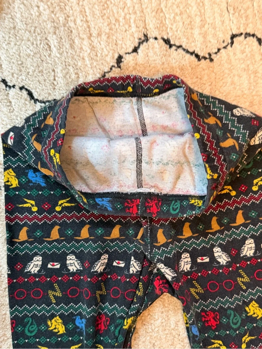 Hanna Anderson Harry Potter Christmas PJS size 10